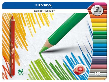 Lyra Super-FERBY&reg; Sortiment 18 St&uuml;ck im Metalletui Bild1
