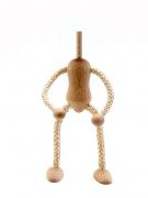 Biegep&uuml;ppchen aus Holz und Sisal ohne Kopf  21 cm