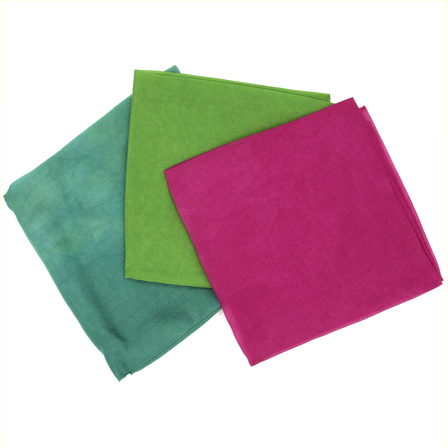 Pflanzengefärbte Jahreszeitentücher - Sommer