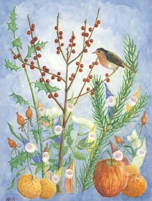 Postkarte *Winterzwerge Postkarte *Winterzwerge