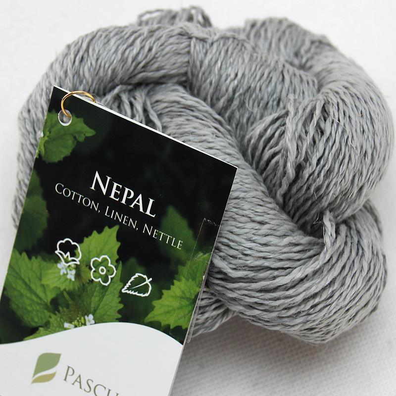 Nepal veganes Strickgarn 11 Steingrau