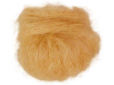 Puppenhaar aus Mohair blond