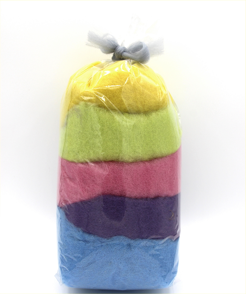 Filzwolle Probepackung Pastell 100 g