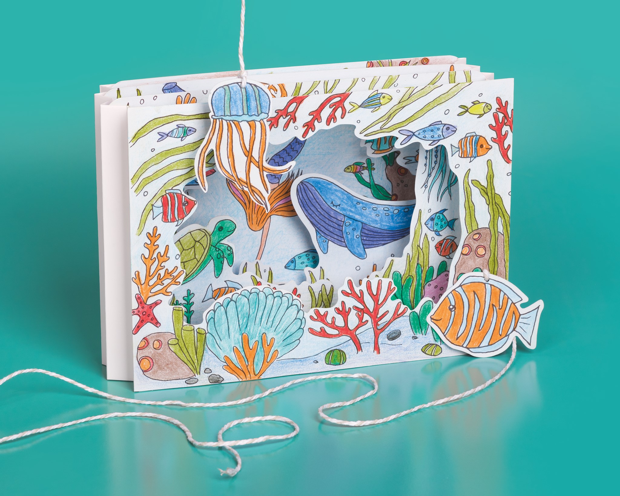 Bastel-Set Karton-Theater „Seaworld“