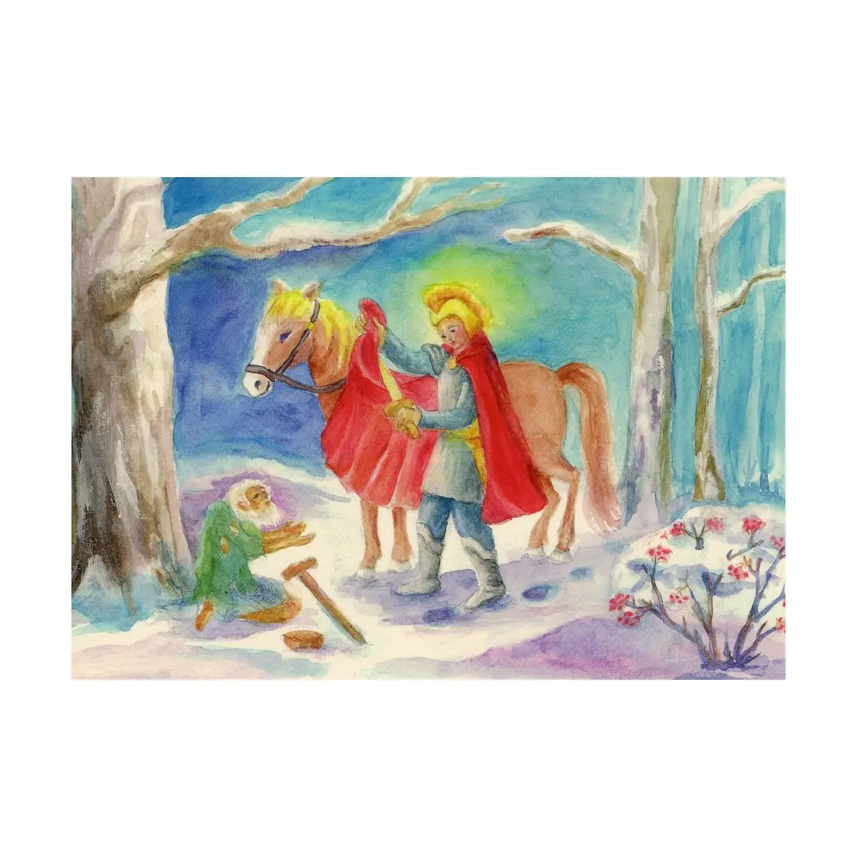 Postkarte Sankt Martin Dorothea Schmidt