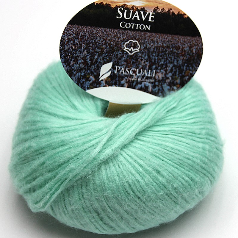 Suave Baumwollgarn mit Kaschmir Feeling  Mint 58