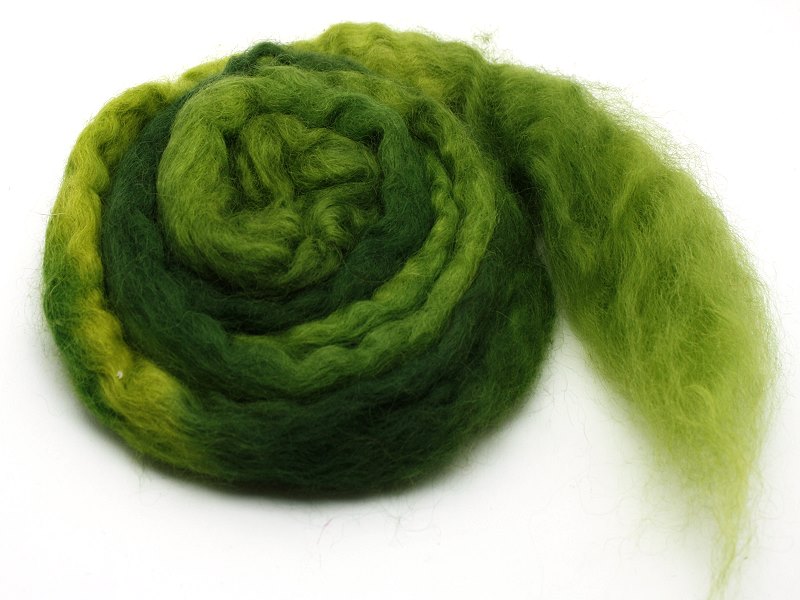 Wensleydale Kammzug Wiese 50 g Wensleydale Kammzug Wiese 50 g