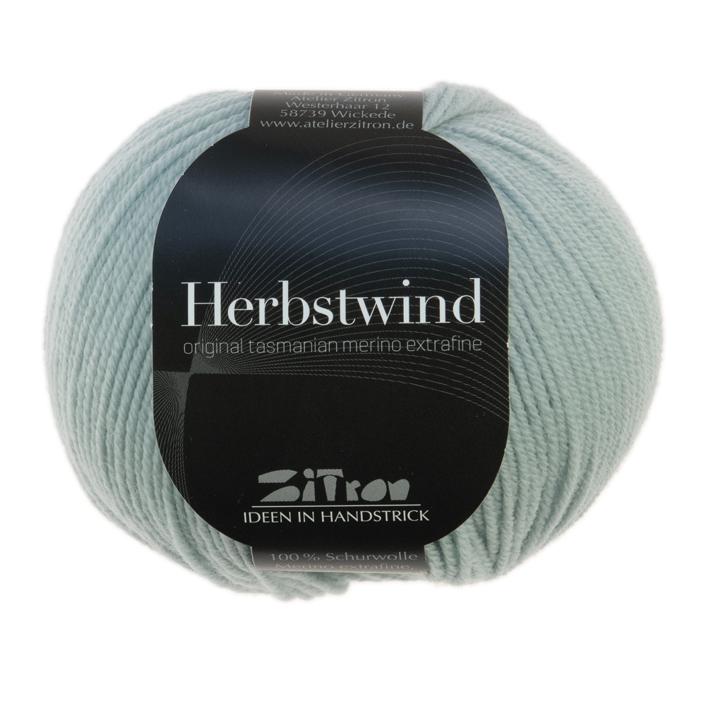 Herbstwind Merinowolle 26 zartblau