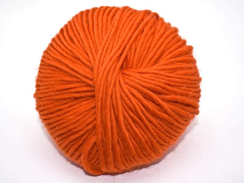 Strickfilzen / Schurwolldochtgarn Orange Strickfilzen / Schurwolldochtgarn Orange