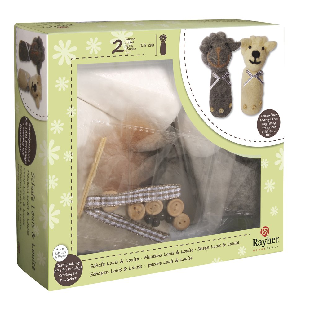 Schafe Louis & Luise Bastelpackung Schafe Louis & Luise Bastelpackung