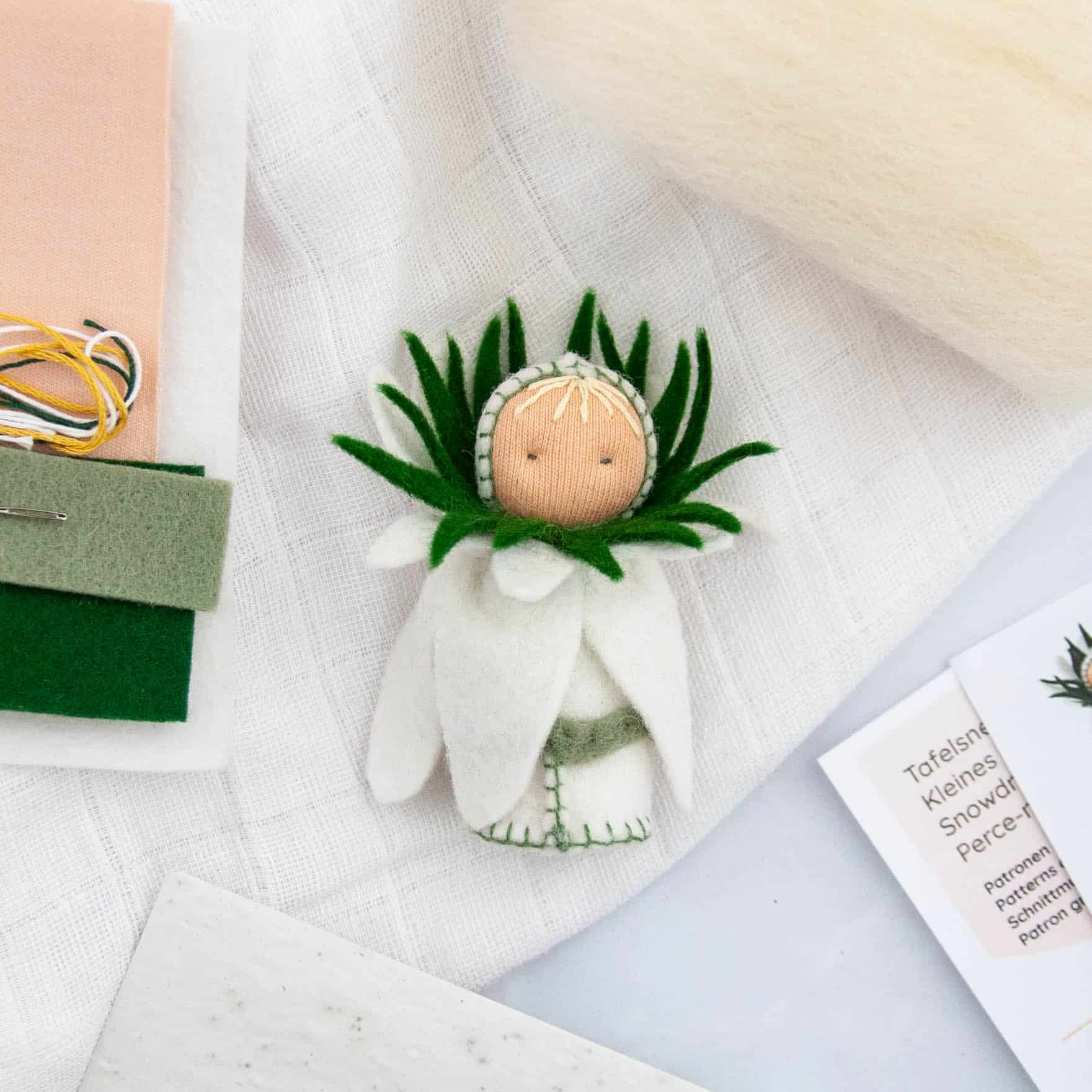 Bastelpackung Tisch Schneeglöckchen