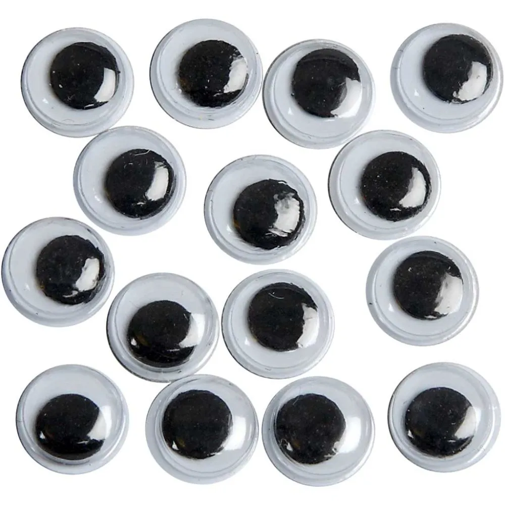 Wackelaugen 8 mm nicht selbstklebend