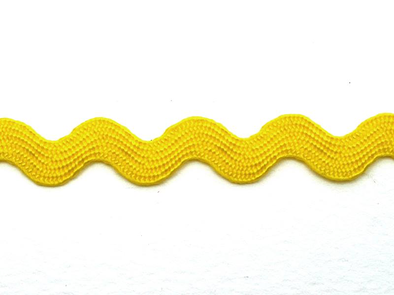 Zackenlitze 9 mm zitronengelb Zackenlitze 9 mm zitronengelb