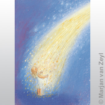 Postkarte Sterntaler von Marjan van Zeyl