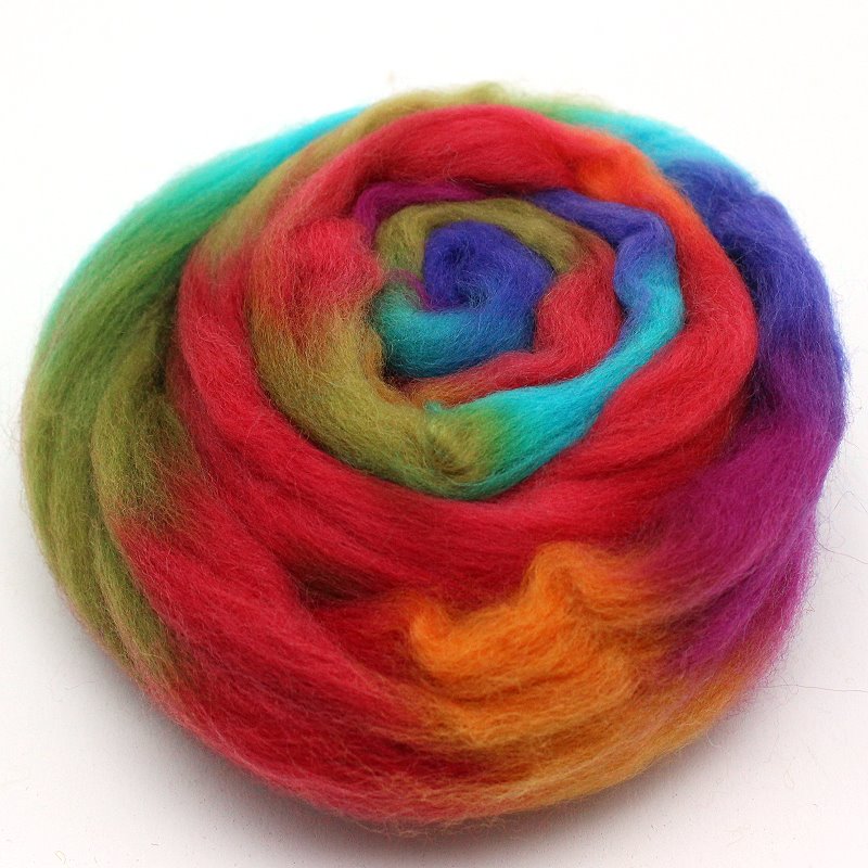 Multicolor Wolle zum Filzen Magie Multicolor Wolle zum Filzen Magie