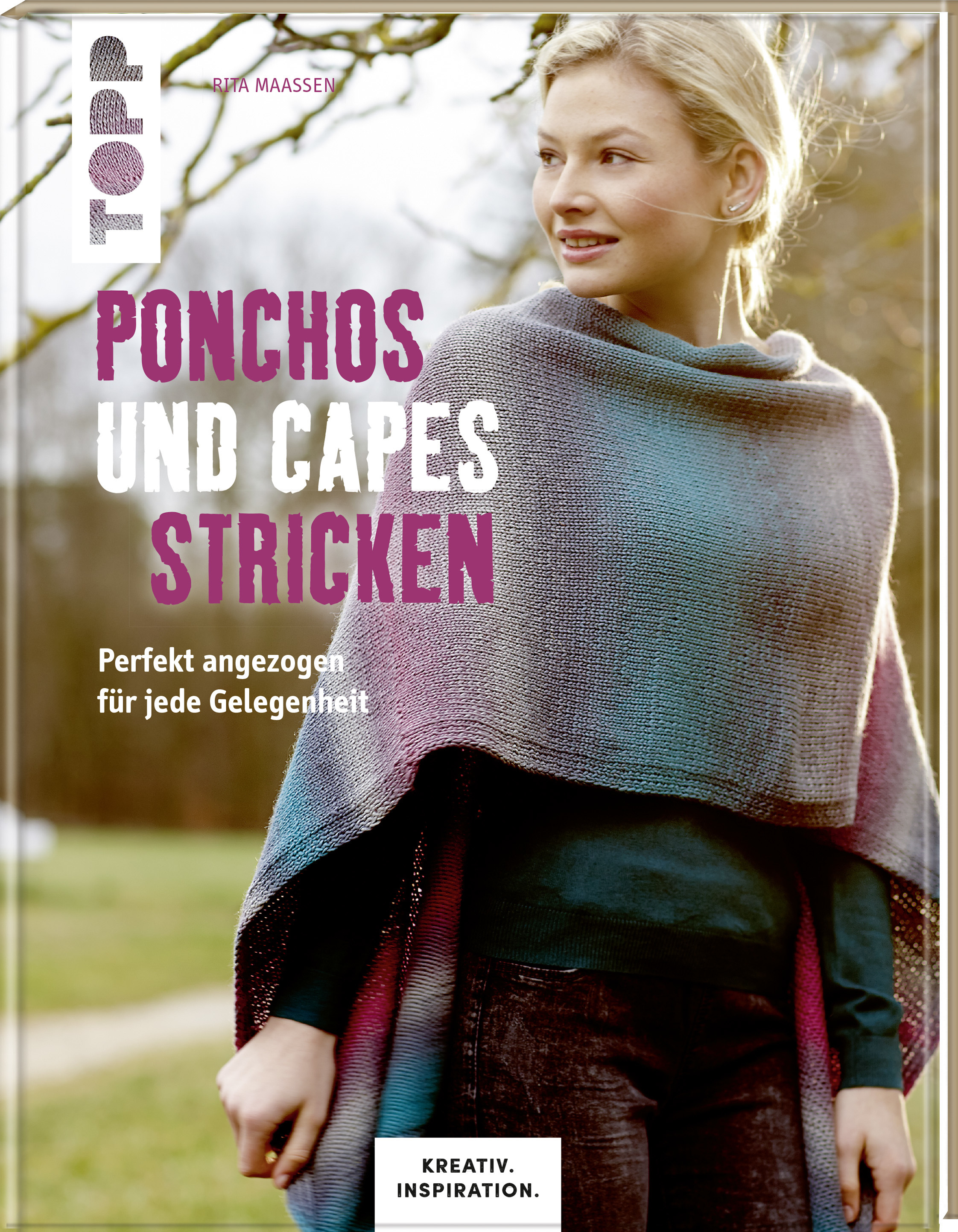Ponchos und Capes stricken