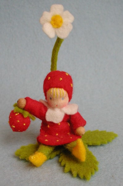 Bastelpackung Erdbeere - ACHTUNG ANLEITUNG auf Holländisch