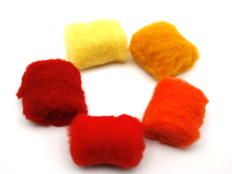 Bunte Märchenwolle Feuer 500 g Bunte Märchenwolle Feuer 500 g