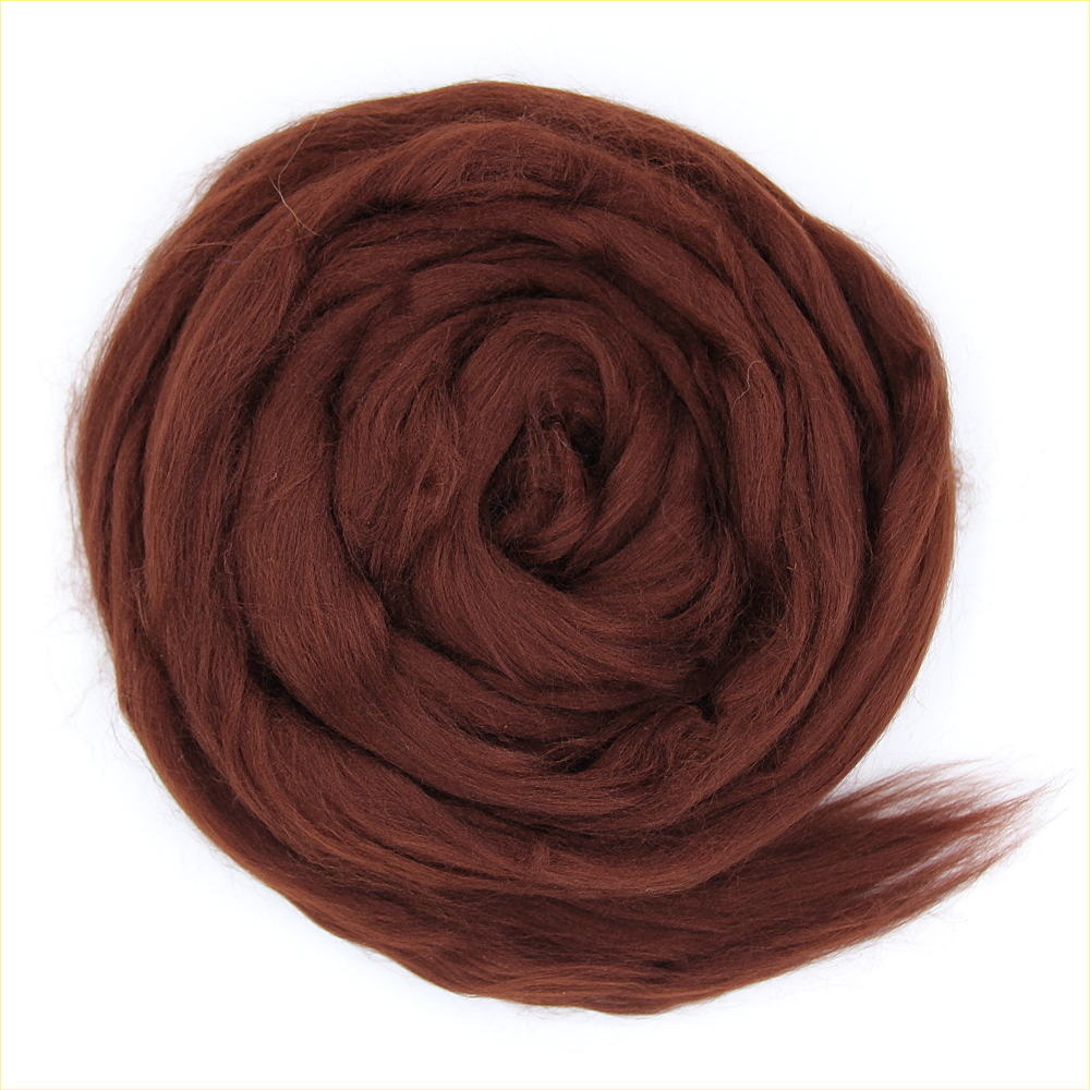 Glänzender Viskose Kammzug 50 g Glänzender Viskose Kammzug 50 g