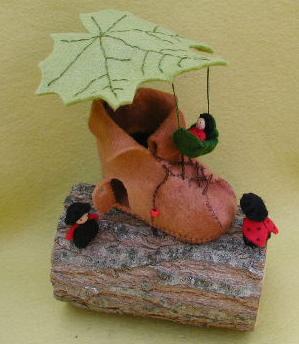 Käferhaus für den Jahreszeitentisch Bastelpackung