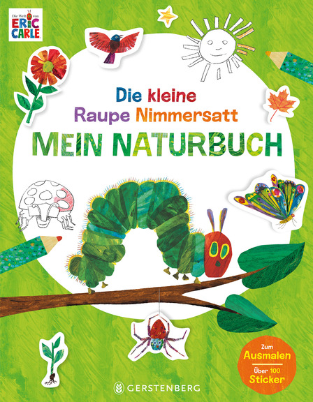 Malbuch die kleine Raupe Nimmersatt Naturbuch