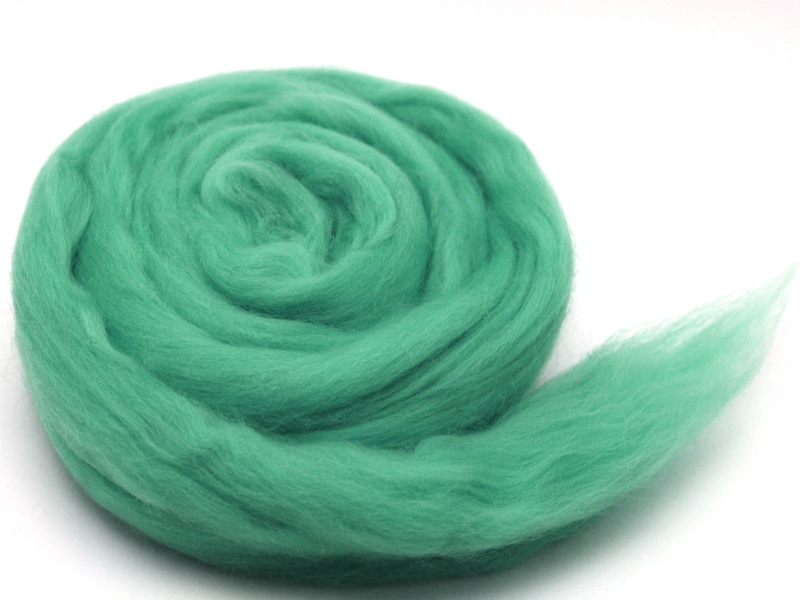 Extrafeiner Merinokammzug mint Extrafeiner Merinokammzug mint