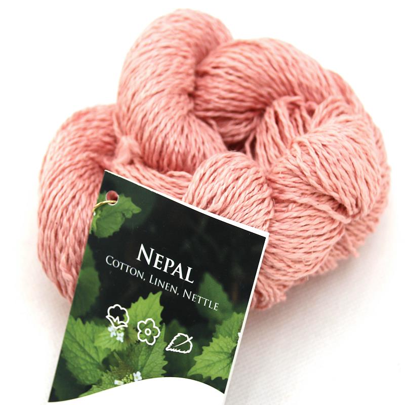 Nepal veganes Strickgarn 06 Hellrosa