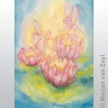 Postkarte - Nymphe