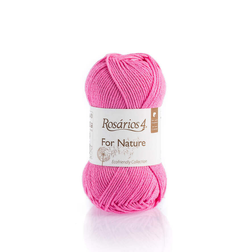 For Natur Biobaumwollgarn 09 Pink