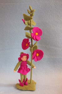 Bastelpackung Blumenkind Stockrose Atelier Pippilotta