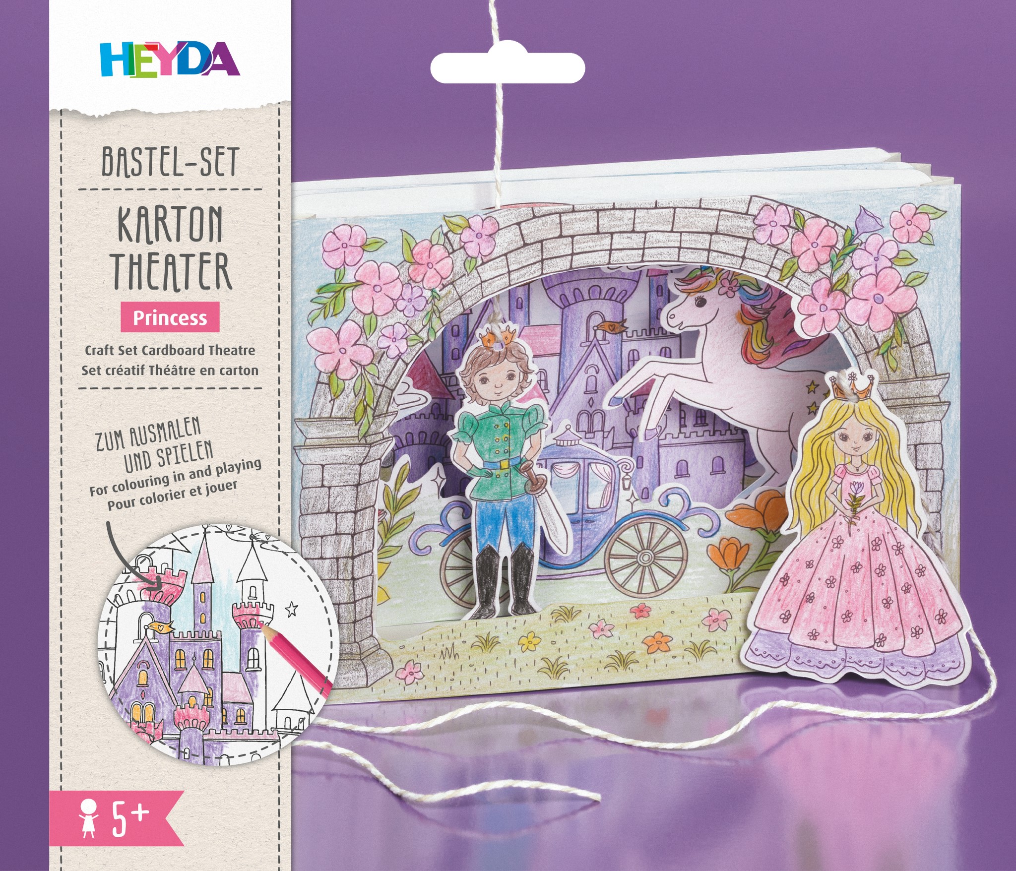 Bastel-Set Karton-Theater „Princess“
