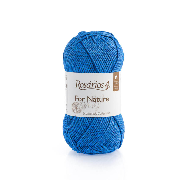 For Natur Biobaumwollgarn 13 Ultramarine