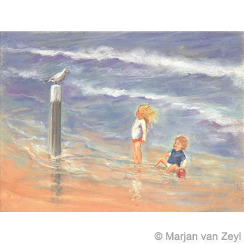 Kunstkarte Schau mal eine Möwe Kunstkarte Schau mal eine Möwe