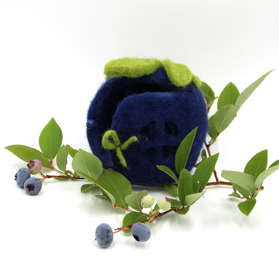 Filzanleitung: Filzen eines Apfelhäuschens - Blaubeerhaus Filzanleitung: Filzen eines Apfelhäuschens - Blaubeerhaus