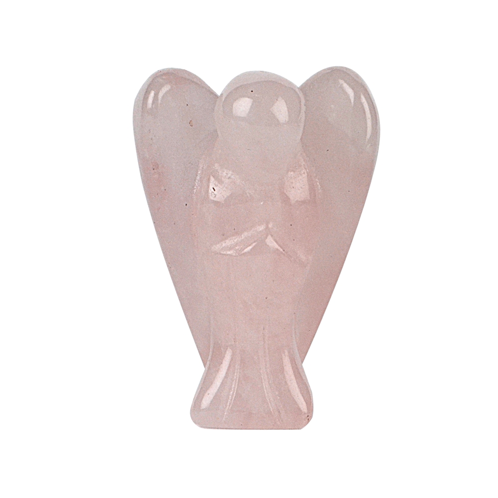 Mini Edelstein Engel aus Rosenquarz 2,3 cm