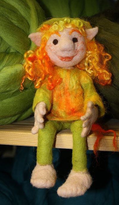 Gefilzt: Trollfrau Frieda