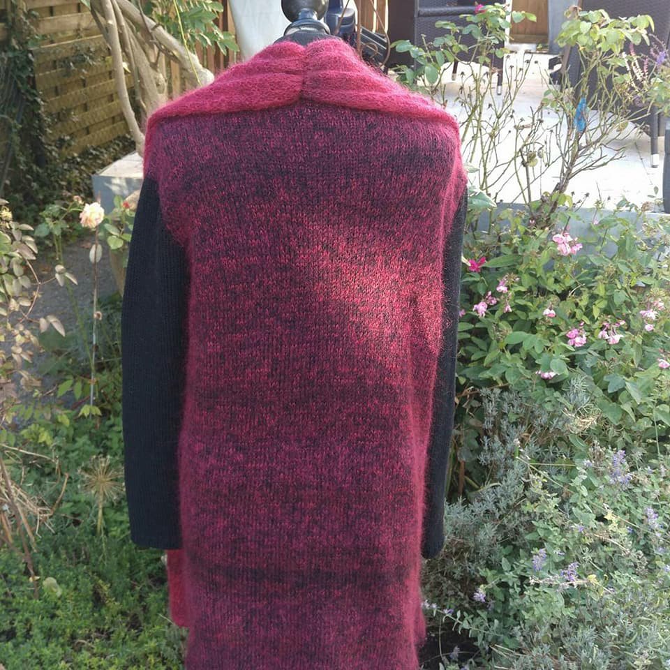 Strickjacke aus der Strickwolle Unisono und Extraklasse