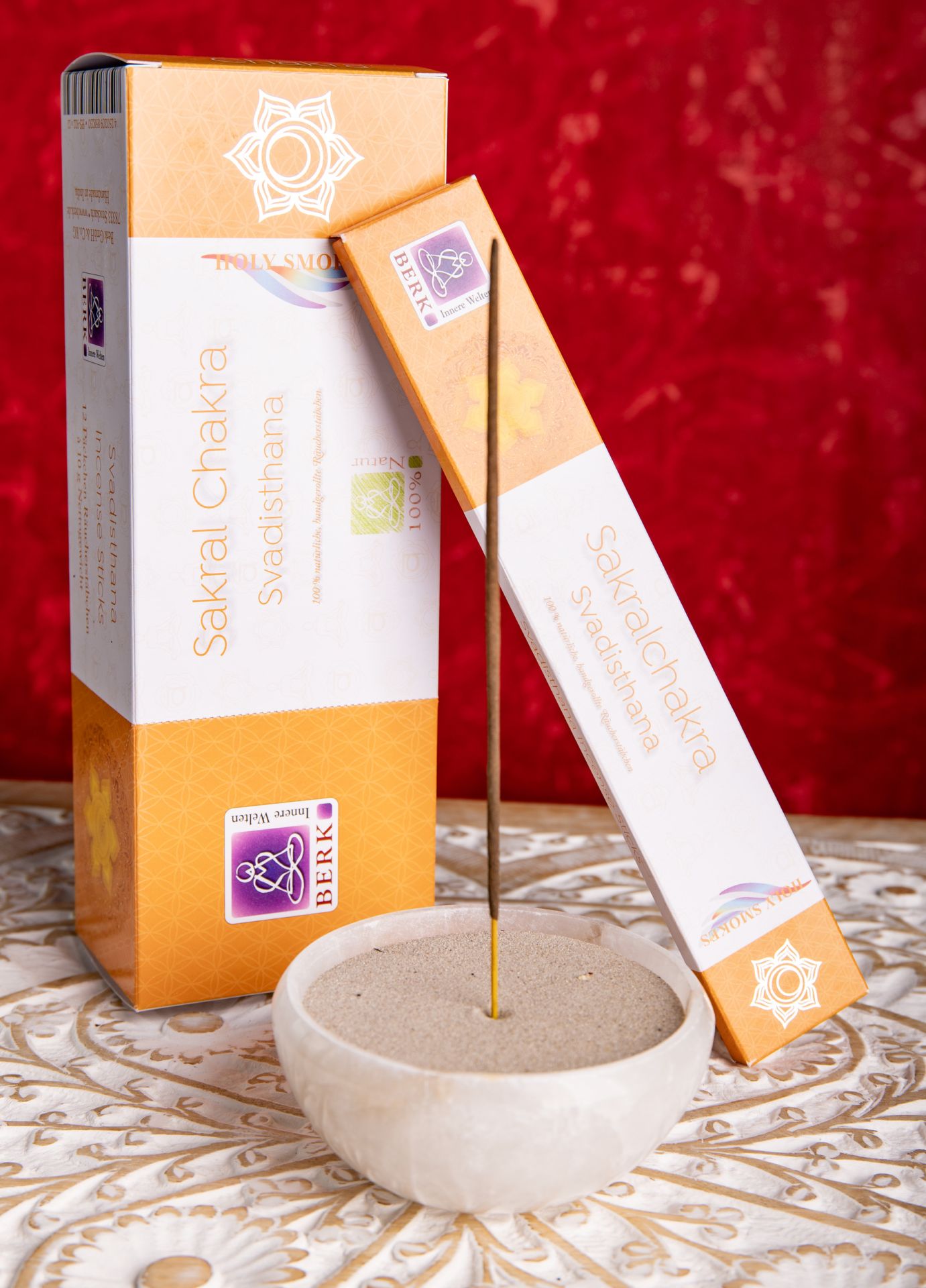 Chakra Räucherstäbchen Sakral-Chakra (Svadisthana) - Chakra Line