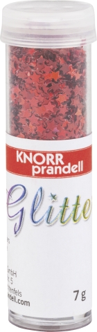 Streusterne / Glitter Stern in rot Streusterne / Glitter Stern in rot