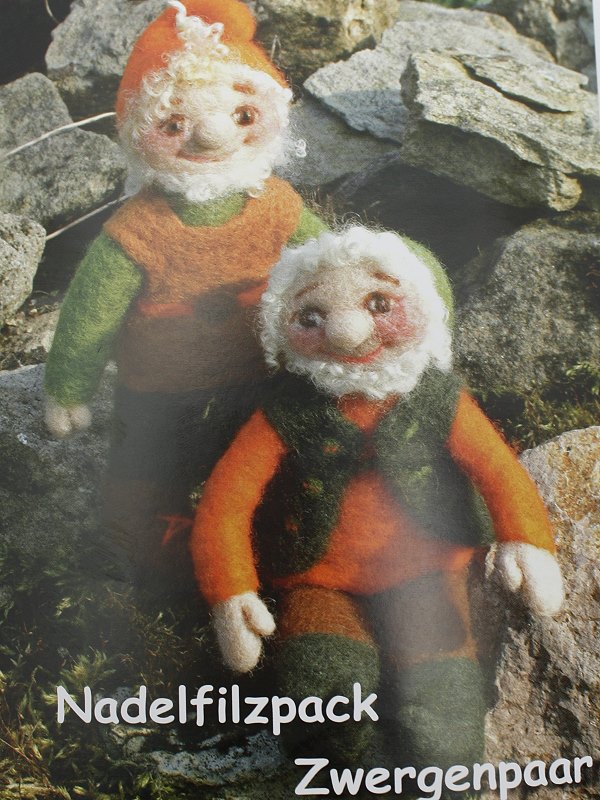 Nadelfilzpack Zwergenpaar Nadelfilzpack Zwergenpaar
