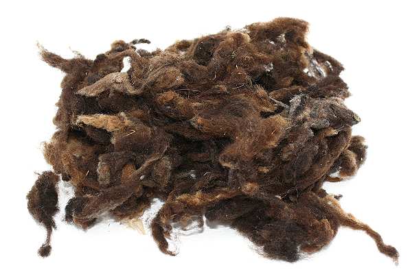 Filzwolle / Flocke Kastanienbraun 100 g Filzwolle / Flocke Kastanienbraun 100 g