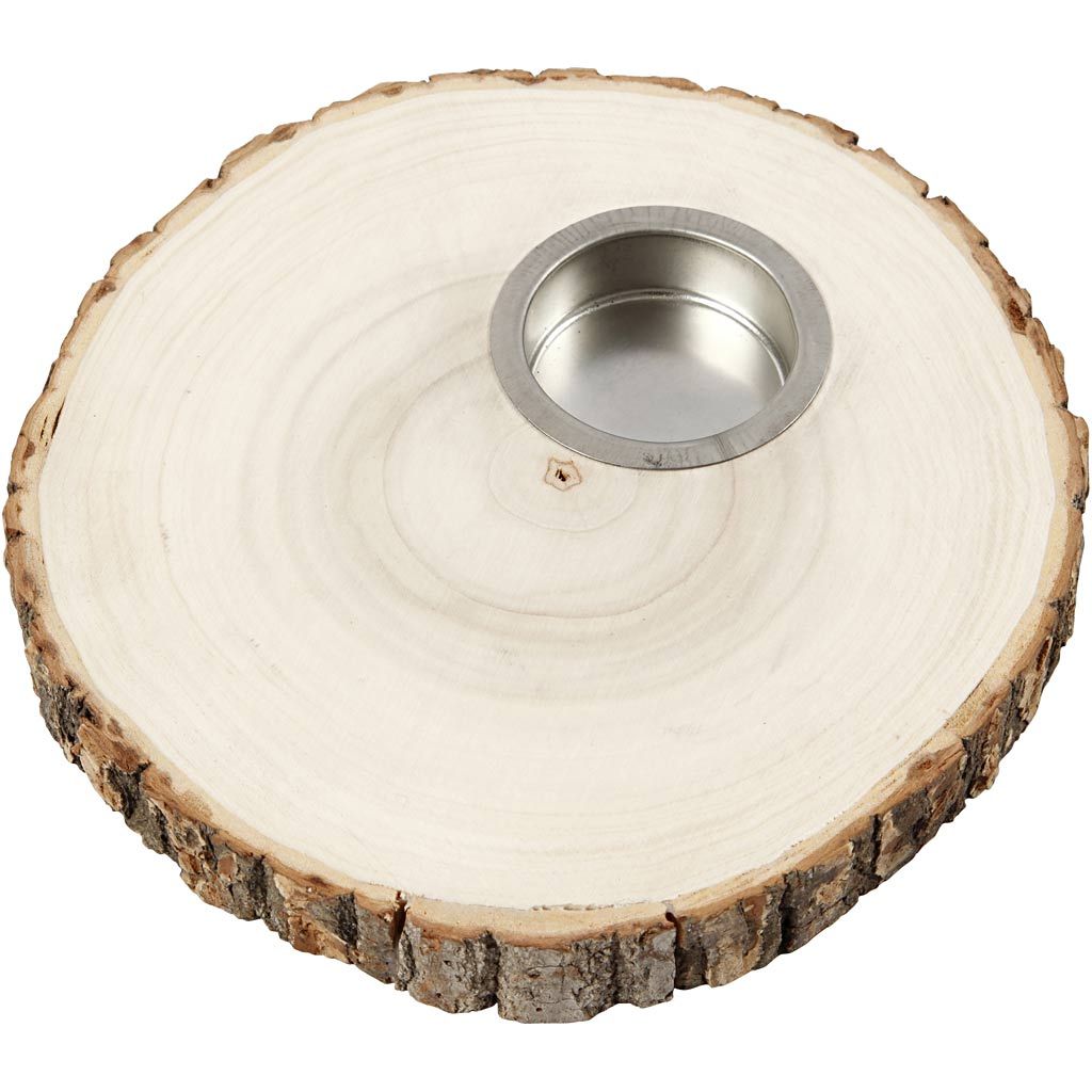 Teelichthalter aus Holz