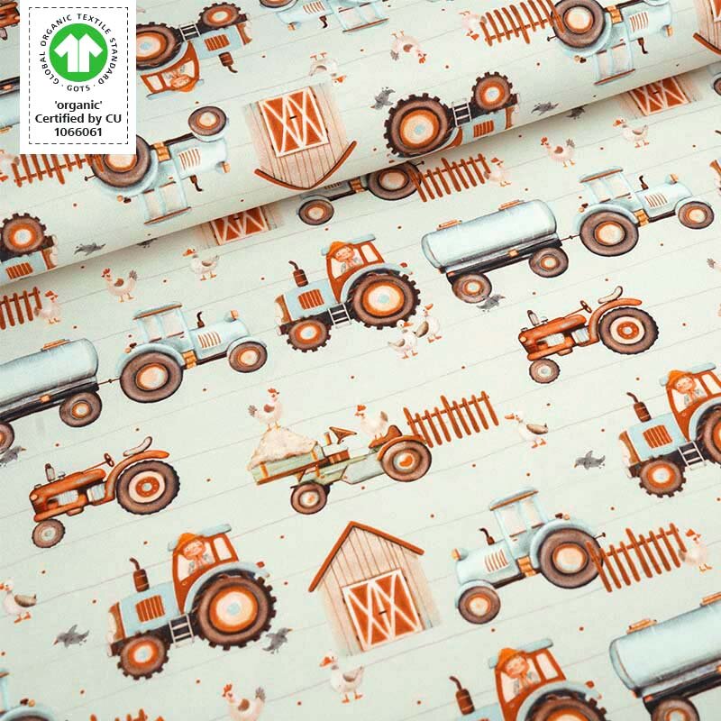 Biojersey Trecker Kinderstoffe