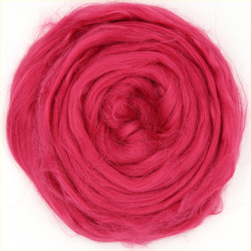 Glänzender Viskose Kammzug 50 g Glänzender Viskose Kammzug 50 g