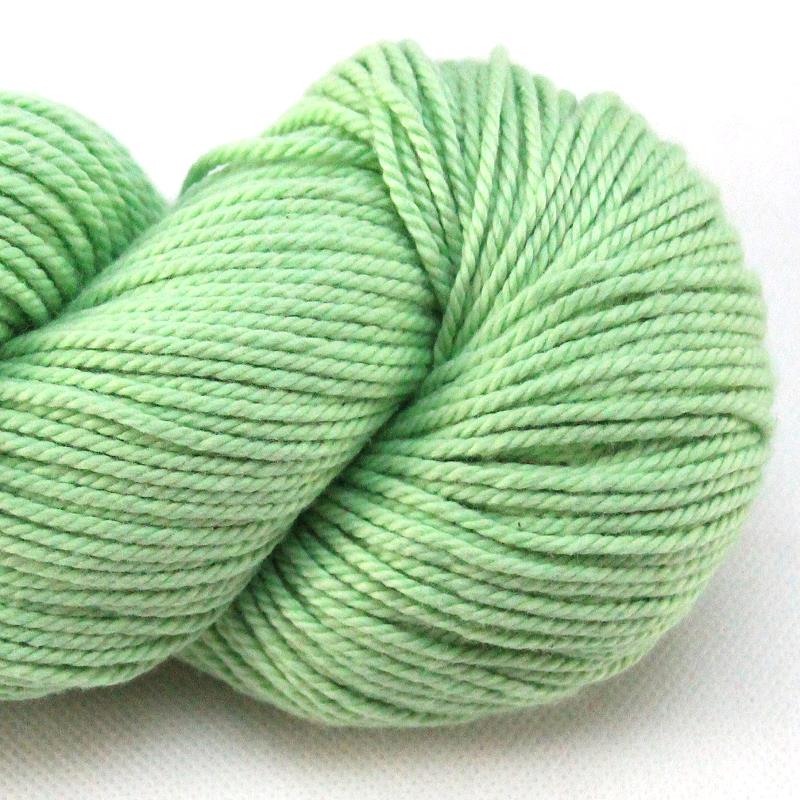 Baumwollstrickgarn Lindgrün 100 g