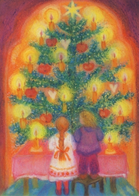 Kunstkarte * Weihnachtsbaum