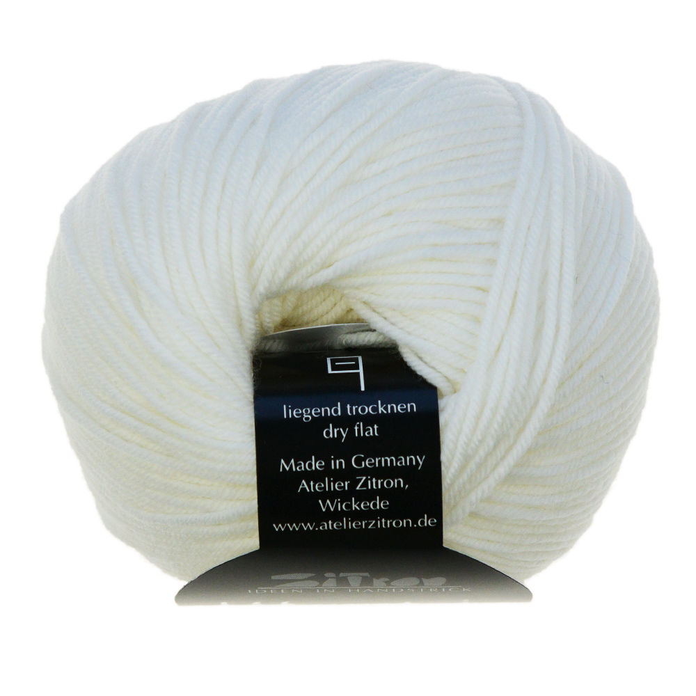 Life Style Merino extrafine 01 weiß von Atelier Zitron