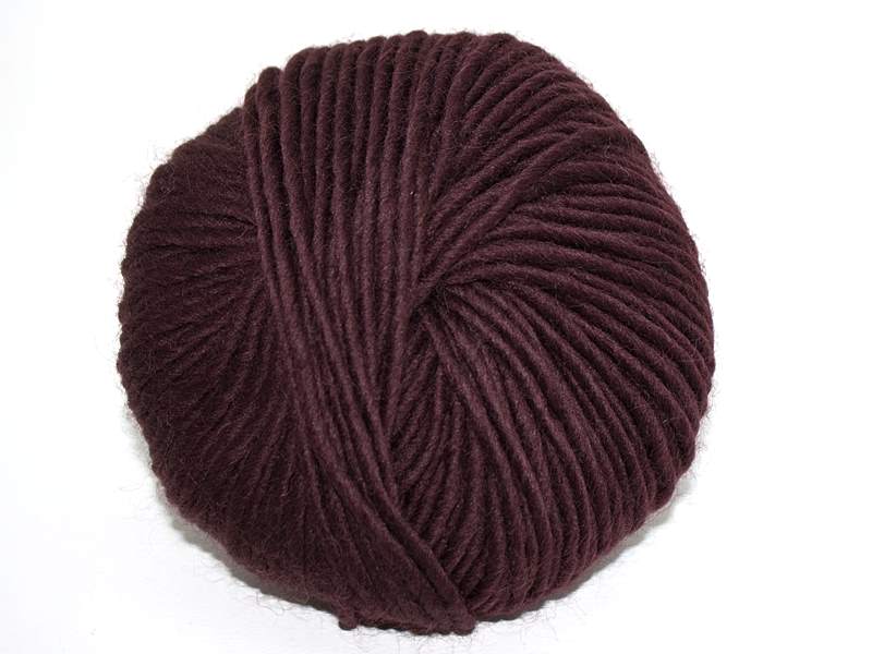 Strickfilzen / Schurwolldochtgarn Weinrot