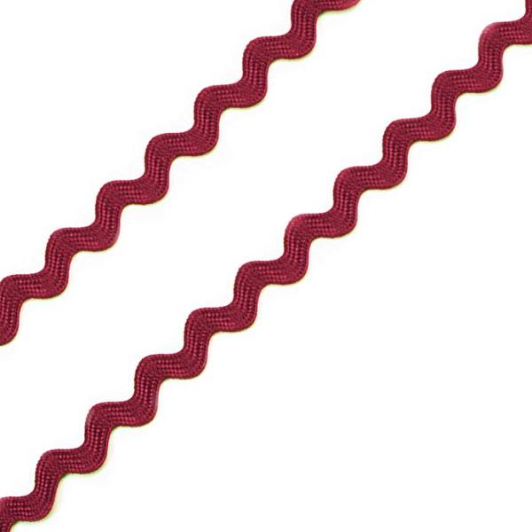 Zackenlitze 6 mm bordeaux