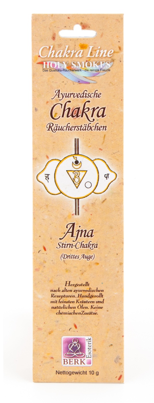 Chakra Räucherstäbchen Drittes Auge (Ajna) - Chakra Line  Chakra Räucherstäbchen Drittes Auge (Ajna) - Chakra Line